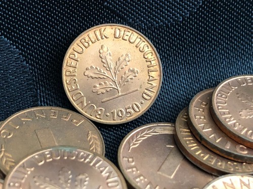 Brd pfennig 1950 j 380 - 1,