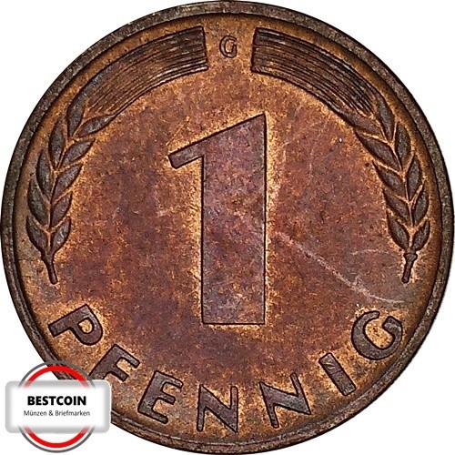 J380 pfennig brd von 1950 - ,