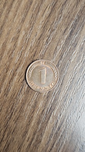 Pfennig brd 1950 j - 1,