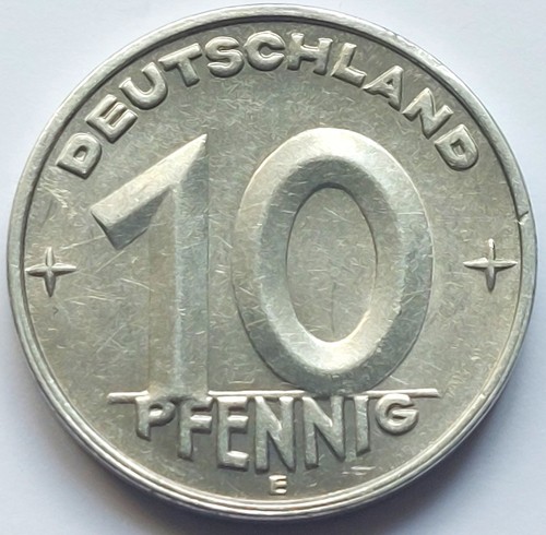 Ddr münzserie 10 - münzserie,, pfennig