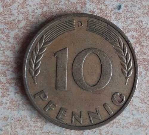 Pfennig münzen brd - 10, 'brd'