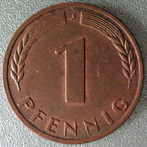 1950 pfennig - -, 1950-2001