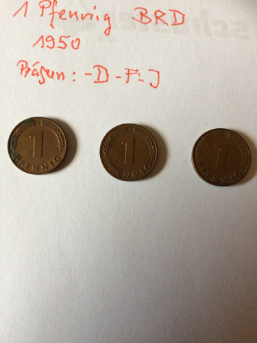 Pfennig 1950 brd - 1,