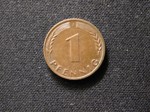 Brd 1 pfennig 1950 j - -,
