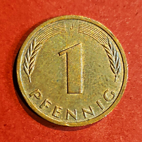 Brd pfennig 1950 kupfer - brd,