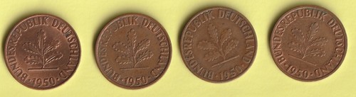 Brd mal pfennig münze - 4,