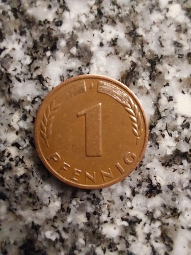 Pfennigmünze 1950 j - 1,