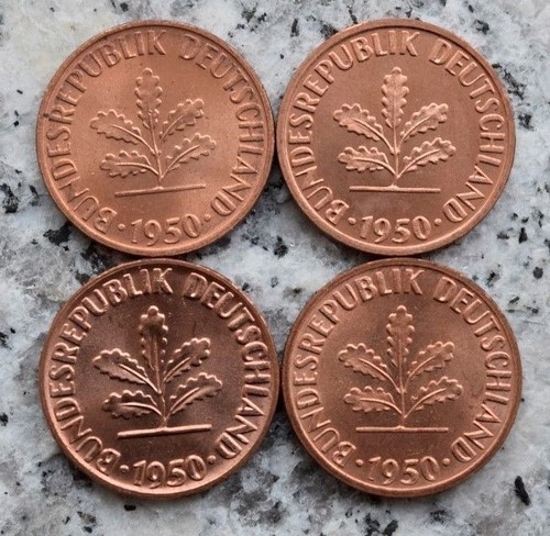 Pfennig 1950 d f j - 4,