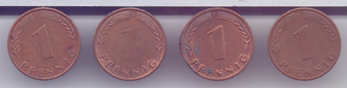 Brd super lot pfennig - -,