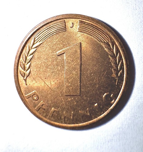 Pfennig j - pfennig, ‘j’