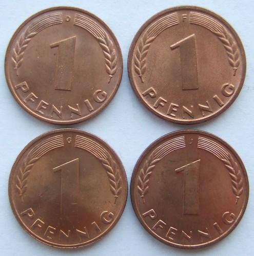 Pfennig 1950 satz g - satz, d