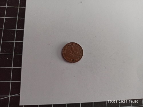 Pfennig münze 1950 - münze,