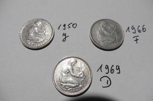 Stück münzen pfennig - stück, 50