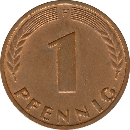 Brd pfennig 1950 f - 1,