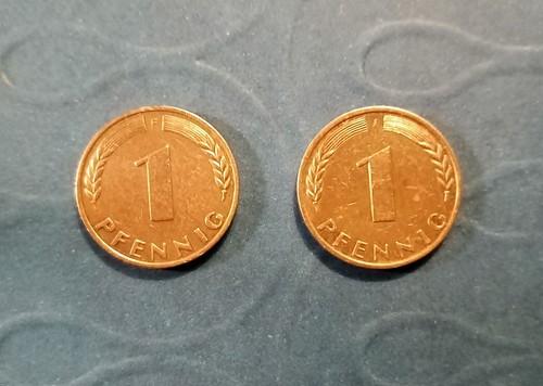 Pfennig 1950 1 - f, &