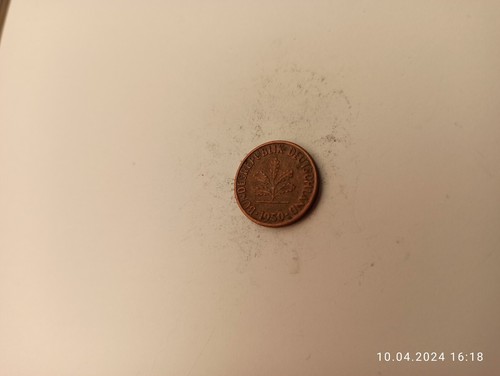 Pfennig münze 1950 - 1950, (j)