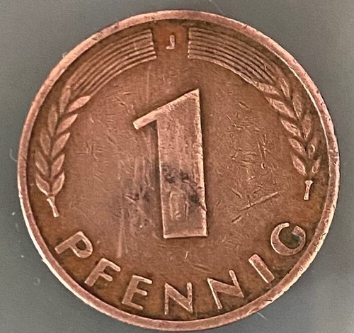 Münze pfennig 1950 - 1950, j