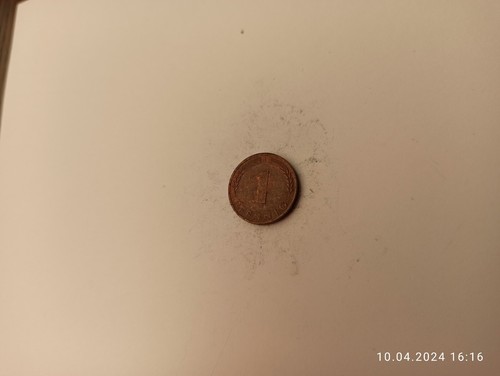 Pfennig münze 1950 - 1950, (j)
