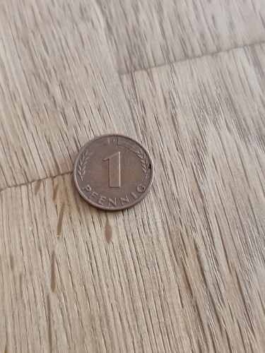 Pfennig brd 1950 j - 1, pfennig,